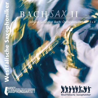 Westfälische Saxophoniker CD-Cover Bachsax II